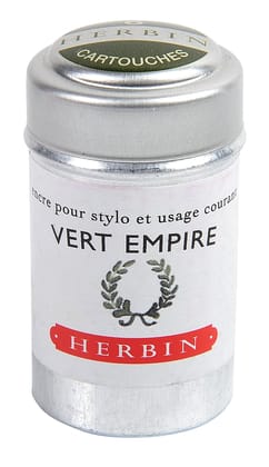 Herbin Standard Ink # 39 - Vert Empire-Box of 6 Cartridges