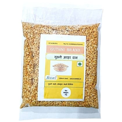 GUTHNI BRAND ARHAR DAL - 1 kg - 1 kg - One packet