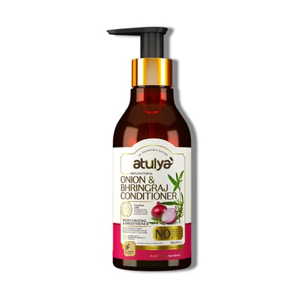 Atulya Onion & Bhringraj Hair Conditioner | Hair Smoothener - 300ml Atulya Onion & Bhringraj Hair Conditioner | Hair Smoothener - 300ml