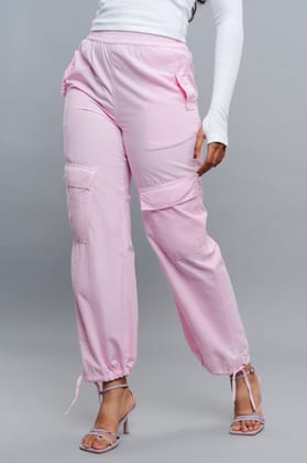 Blush Cargo Joggers 26