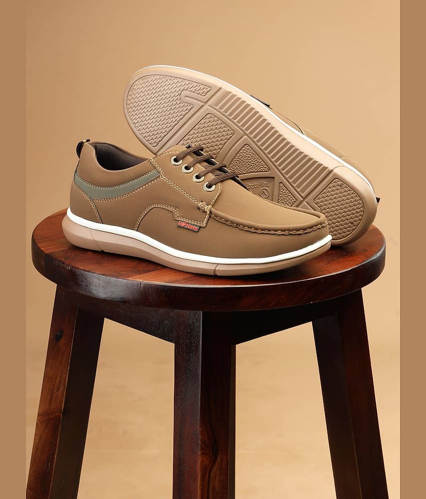 Action Brown Men's Slip On Formal Shoes