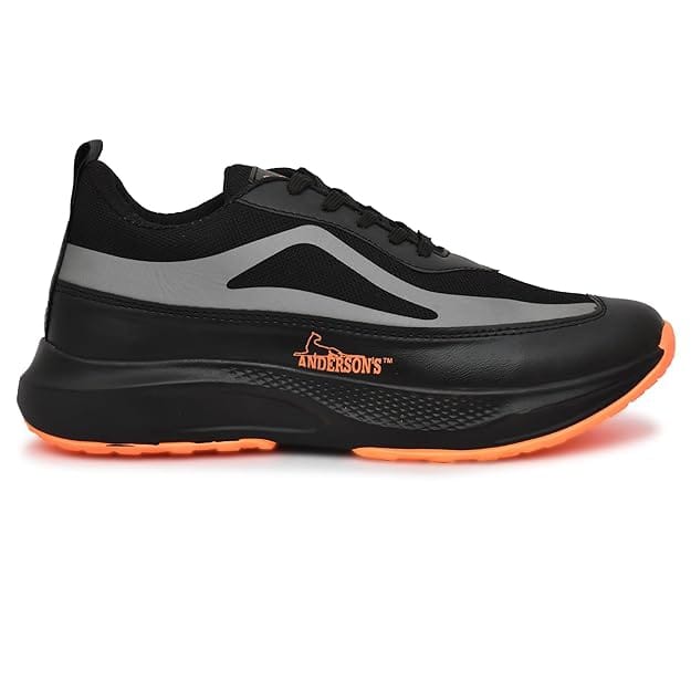 MR ANDERSONS Unisex Sports Running Walking Gym Shoes Anti-Slip Comfortable Lace-Up Shoes with Air Capsule