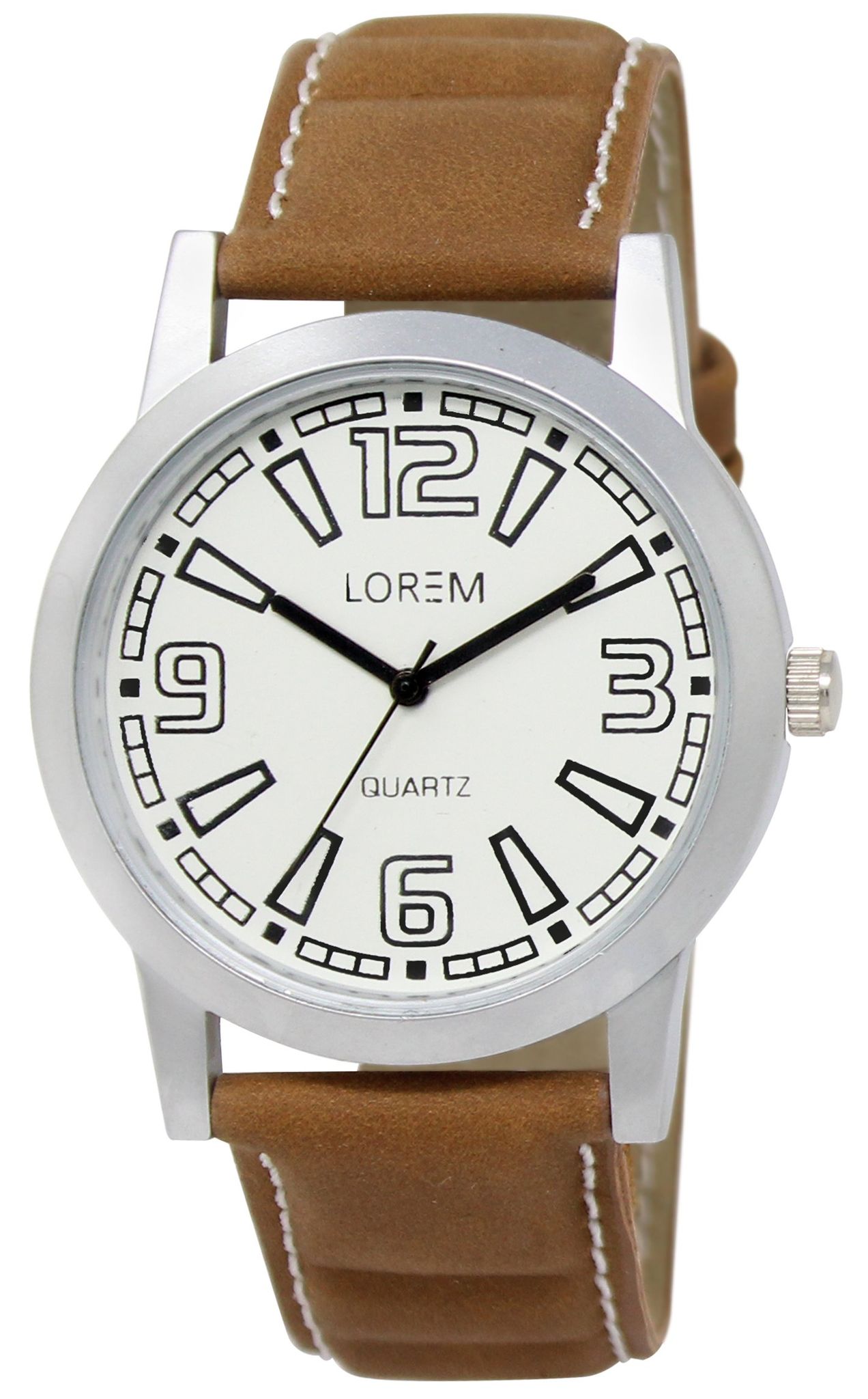 LOREM White Casual Analog Watch for Men LR15-UF