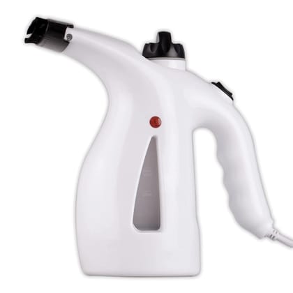 Smars Steamer for Facial Handheld Garment Steamer Portable Family Fabric Steam Brush, Facial Steamer, Nose Steamer for Cold and Cough Face, Nose, and Cough Steamer Plastic Steam WHITE