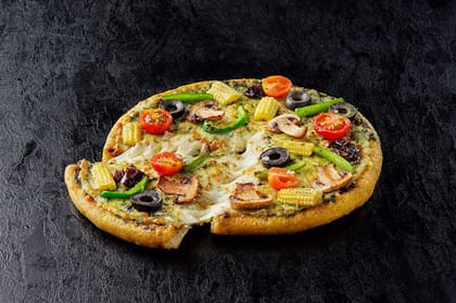 Pesto Mushroom Pizza