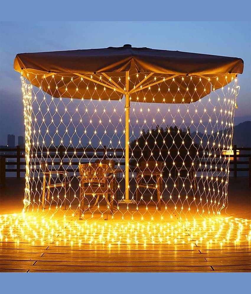 MIRADH Led Net  6.6ftx6.6ft 144LEDs 8 mode String Lights