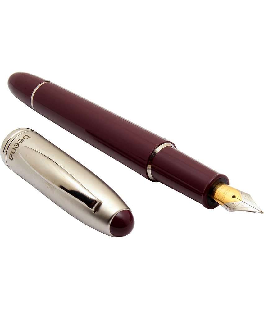 Srpc Beena Magic Maroon Retractable Fountain Pens With Cartridge