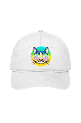 Cat With Glasses Cap (6 Colours)