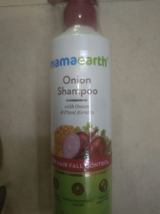 Mamaearth Onion Shampoo With onion & plant kertin For hair fall control 