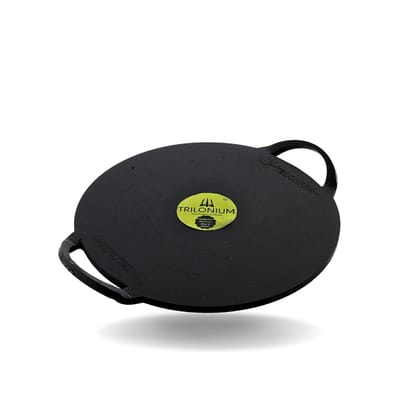 Trilonium Triple-Seasoned Iron Boulder Dosa Tawa 26 cms, 3.2 Kgs