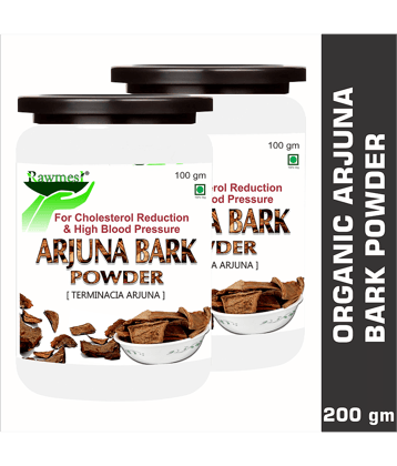 rawmest Arjuna Bark Powder  200 gm Vitamins Powder Pack of 2