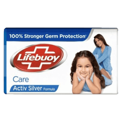 Lifebuoy Bathing Soap Care 100% Stronger Germ Protection 4 x 125g