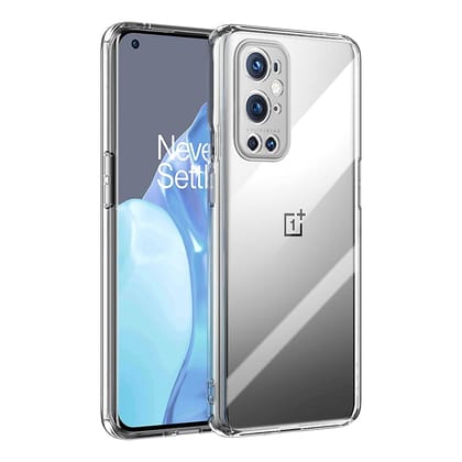 JGD PRODUCTS for OnePlus 9 Pro Premium Transparent Hybrid Soft Slim Dust Proof Plastic Back Case Cover with Camera Protection JGD PRODUCTS for OnePlus 9 Pro Premium Transparent Hybrid Soft Slim Dust Proof Plastic Back Case Cover with Camera Protection - 