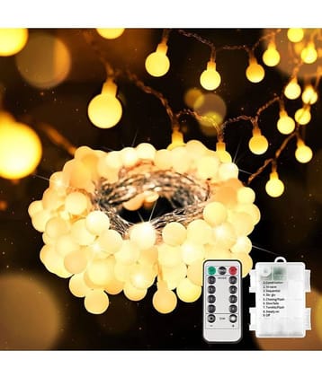 MIRADH - Off White 5Mtr String Light ( Pack of 1 )