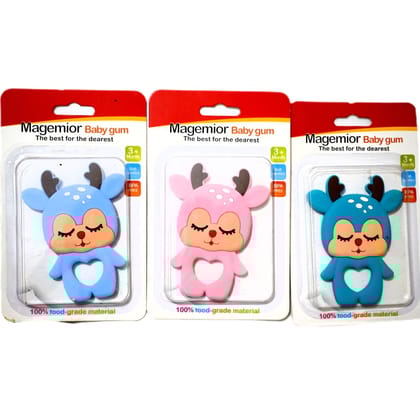 Animal Design Baby Teether-Reindeer