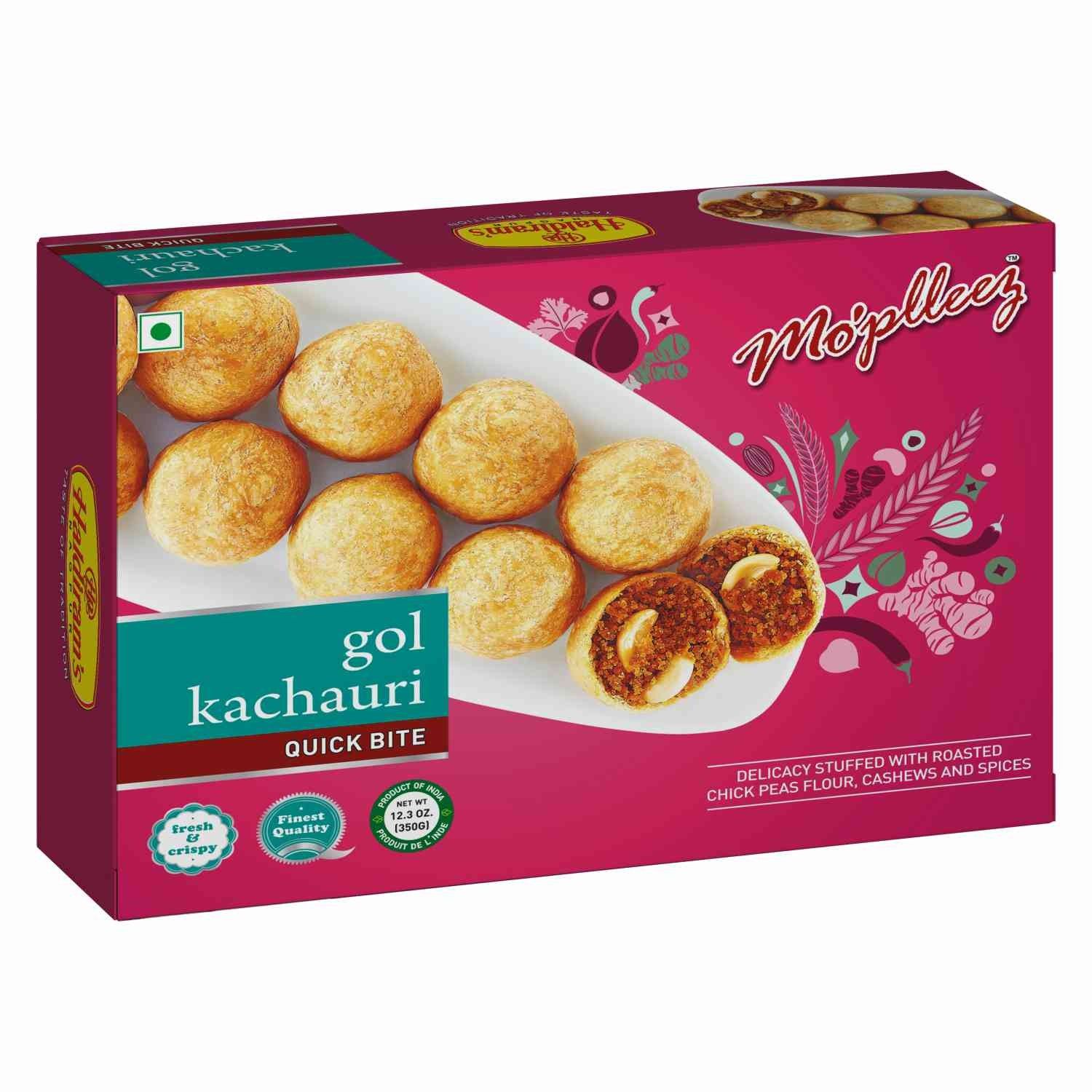 Haldiram Gol Kachauri 350 Gm - Pack of 24