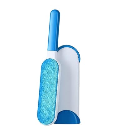 BlingPets Pet Fur Remover/Hair Remover & Lint Brush with Reusable Self-Cleaning Base| Lint Roller Remove Fur from Fabric Clothes, Carpet, Sofa, Car Seat & More