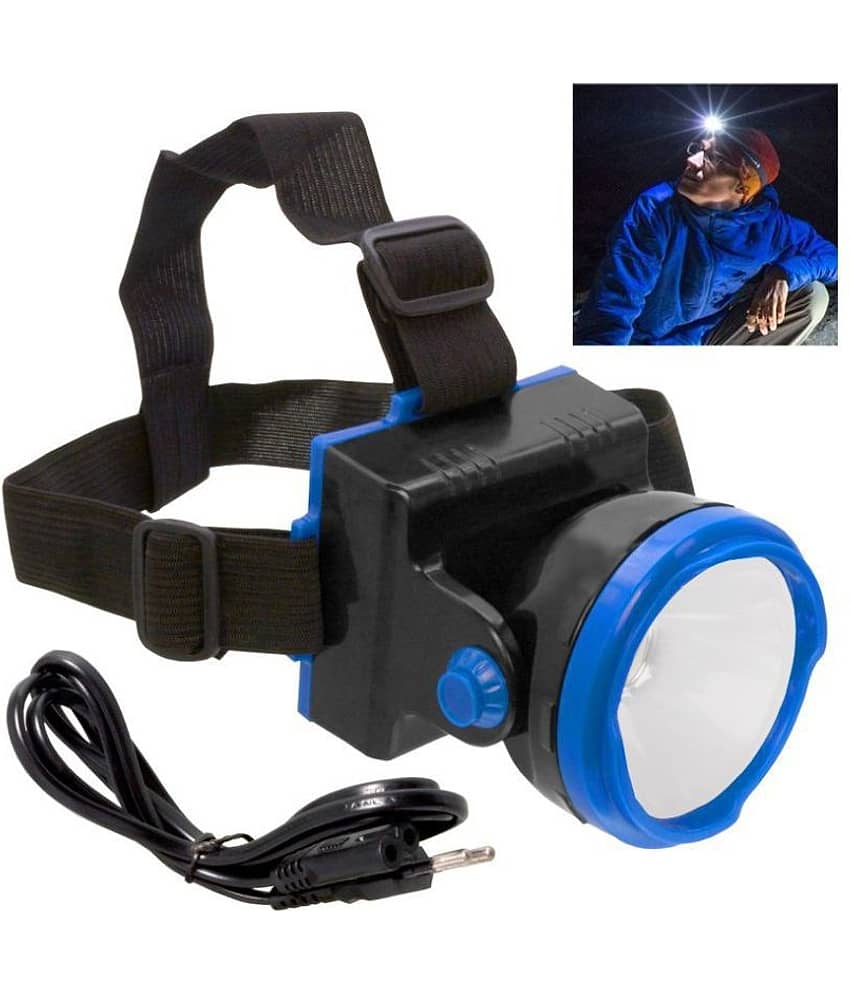 Rechargeable Ultra Bright 1 Big Led Headlight Headlamp Head Lamp Torch Flashlight