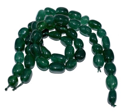 Green Onyx Stone Top Quality Natural Smooth Nugget Gemstone ,Tumble Beads, For Jewelry Making. (BWSNTB-070)-1 String of 26 Pieces / Irregual Size