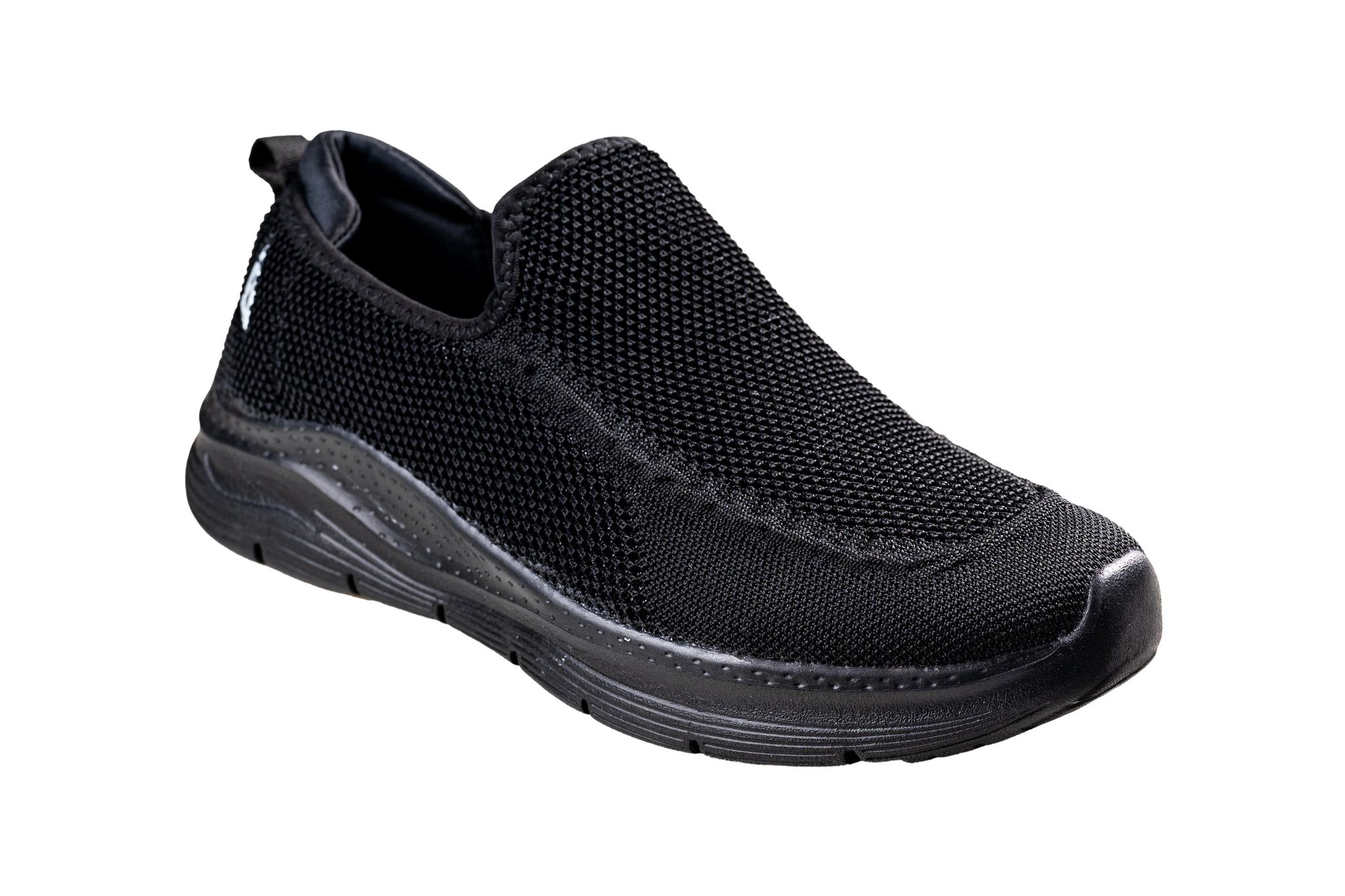 Action Gents Black Sports Shoe-Black / 6