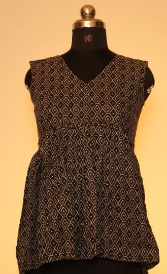 High Quality Cotton Short Top Frock Style