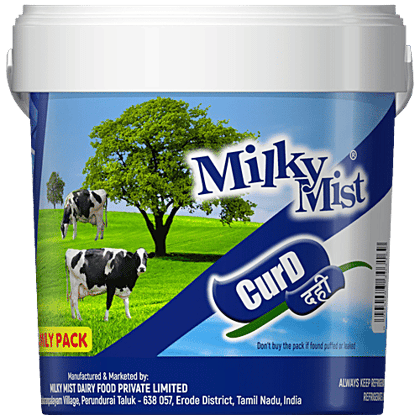 Milky Mist Curd/Dahi - No Preservatives Added, 2 kg Bucket
