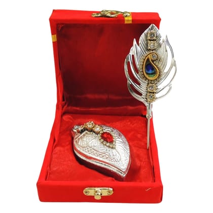 Aluminium Tilak Dani | Diwali Decorative Gifting Item, Height : 2.5 Inch (ATMAS080 B)