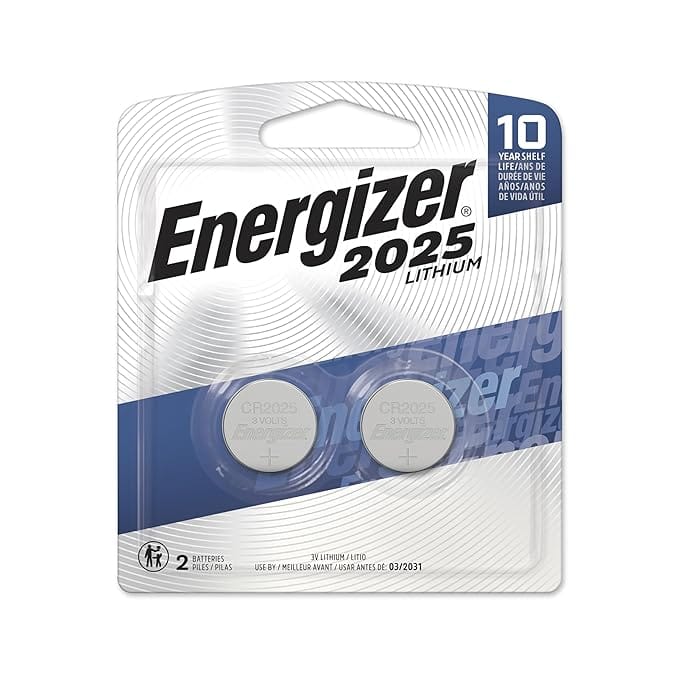Energizer 2025BP-2 Lithium Button Cell Battery (2 Count)