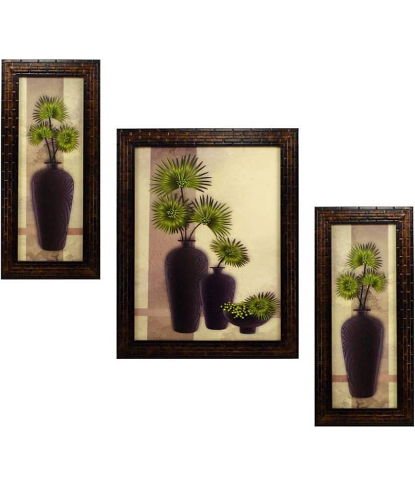 Indianara - Floral Painting With Frame