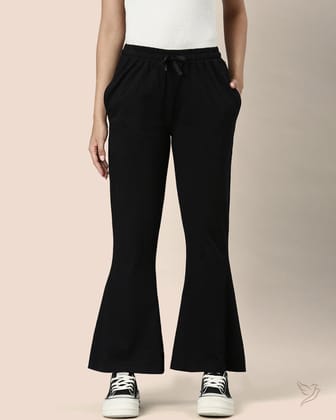 Flared Bootcut Pant - Carbon Black-S / Carbon Black