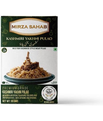 Mirza Sahab Kashmiri Yakhni Pulao Instant Mix 50 gm Pack of 4