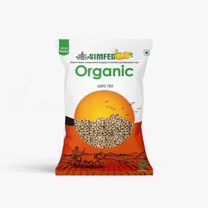 SIMFED Organic White Pea Mater 500g