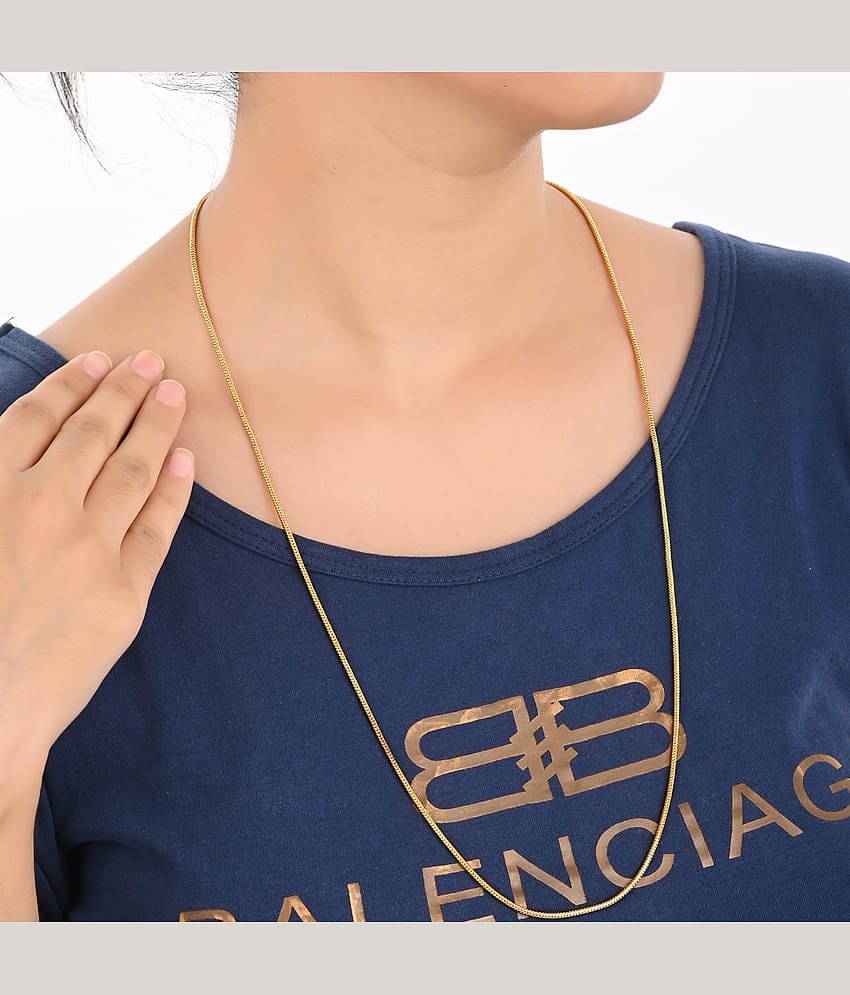 AanyaCentric 28inches Long Gold Plated Fashion Chain