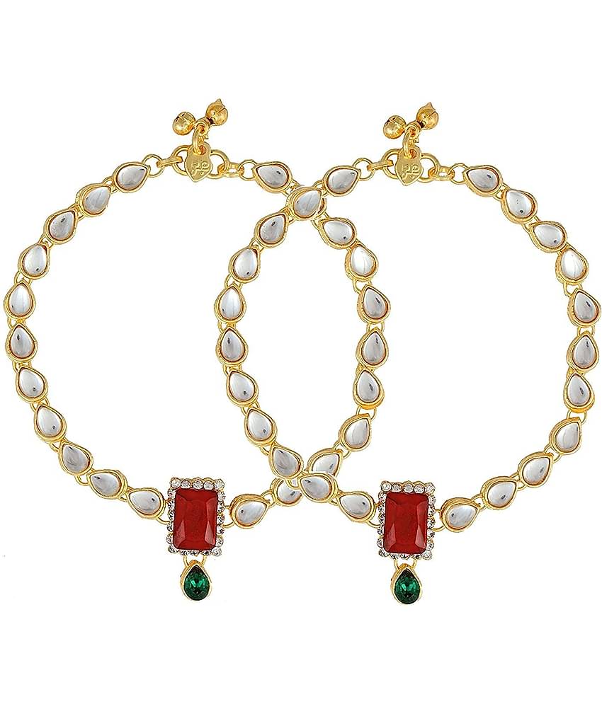 Charms Gold Anklets ( Pack of 1 )