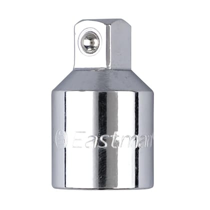 Eastman Tools Socket Adaptors, Drive Size - Male 3/4 (19), Female 1/2 (12.7), Chrome Vanadium Steel, Both End Hardened, Length-35 Mm, Socket Tools Box (E-2215)