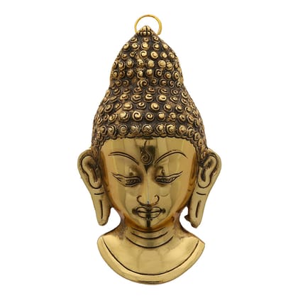 DreamKraft Antique Buddha Head Religious Gifts Metal Statue Idol Idols for Home Decor