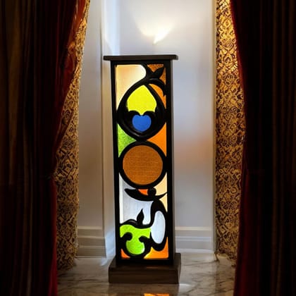 Tall Glass lamp : Noor 4