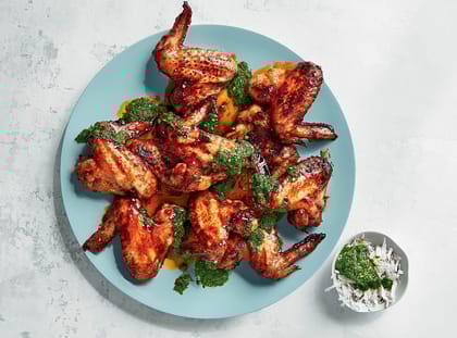 Schezwan chicken wings