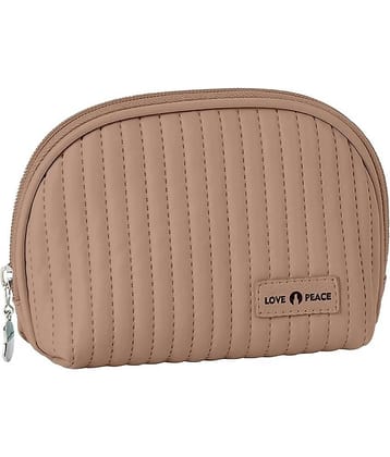 Jewellery Organiser PU Leather Zipper Portable Storage Box with Divider Container