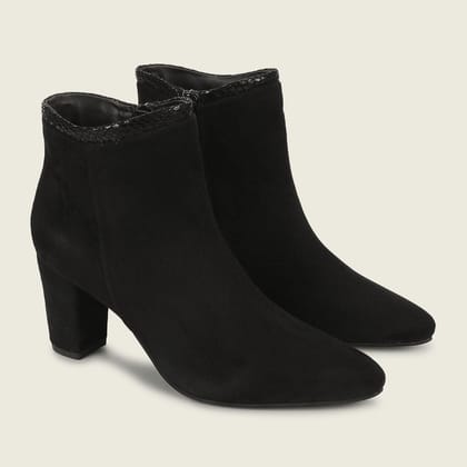 High Ankle Boots-Black / 6