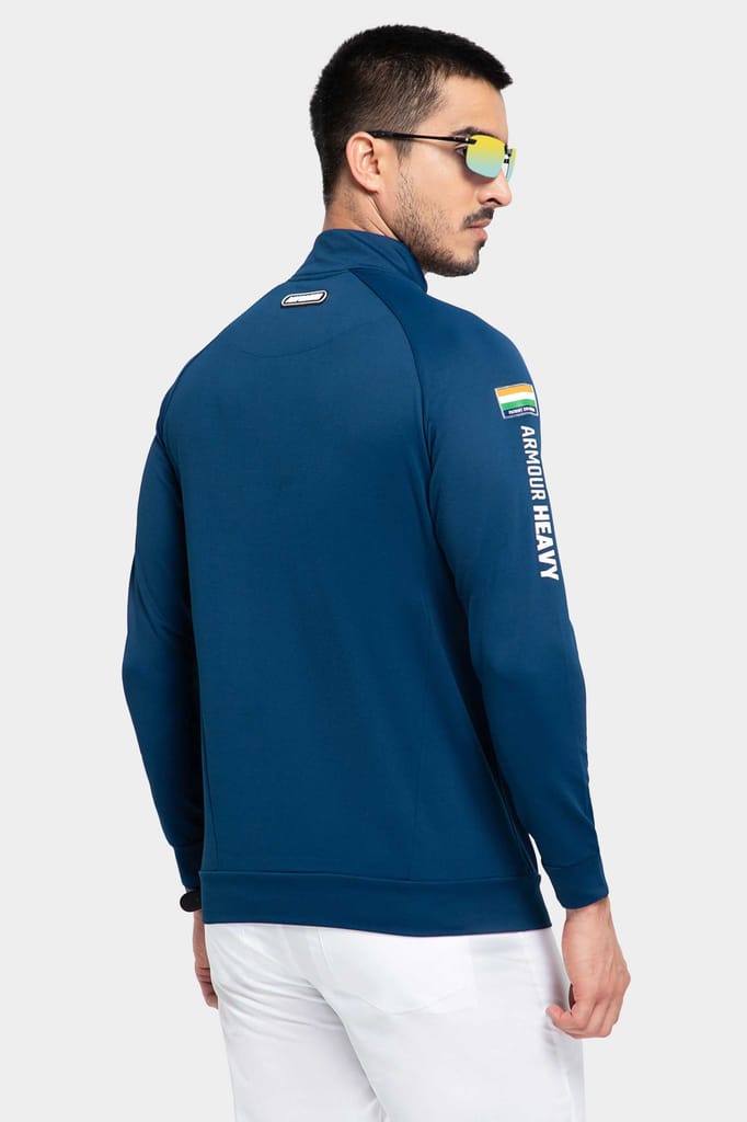 High Neck Blue Polo Jacket Patriot Collection (All Weather)