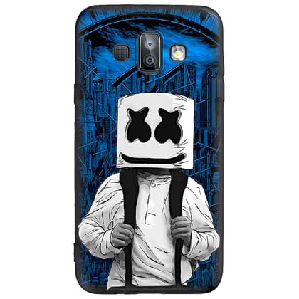 WHITE MARSHMELLO Samsung J7 DUO Premium Embossed Mobile cover