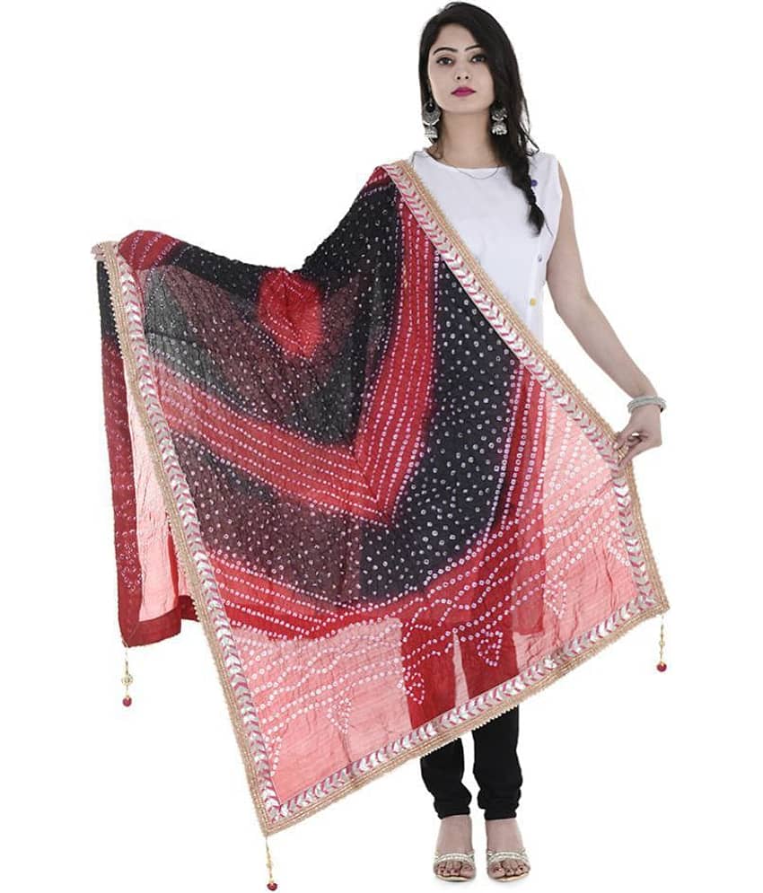 Apratim Multicoloured Art Silk Bandhej Dupatta