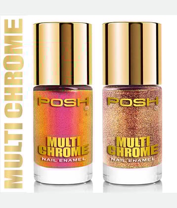 Posh Nail Polish Multi Multichrome Pack of 2 18 mL