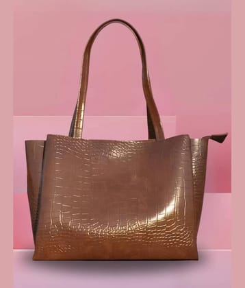 TCRAZY Shoulder Bag PU Set of 1 ( Brown )