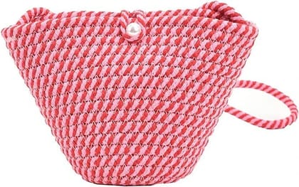 Handwoven Bucket Bag, Beach Bag