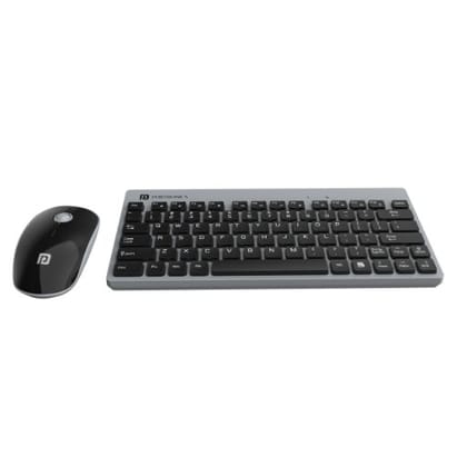Portronics Key2 Combo Wireless Keyboard and Mouse Set (Grey)