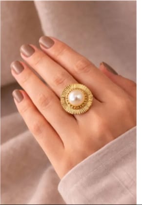Anti Tarnish korean Ring