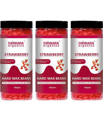 Donnara Organics Hard Wax Beans 100g Pack of 3 Waxing Kit 100 g Pack of 3
