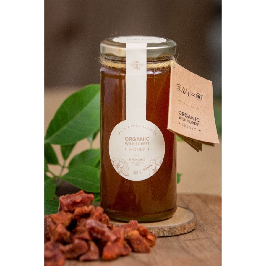 ORGANIC RAW HONEY (WILD APPLE LARGE) - 320 gm